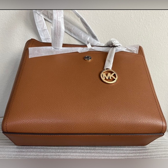 NWT Michael Kors MK Maisie 3 in 1 Leather Large Tote - Picture 5 of 12